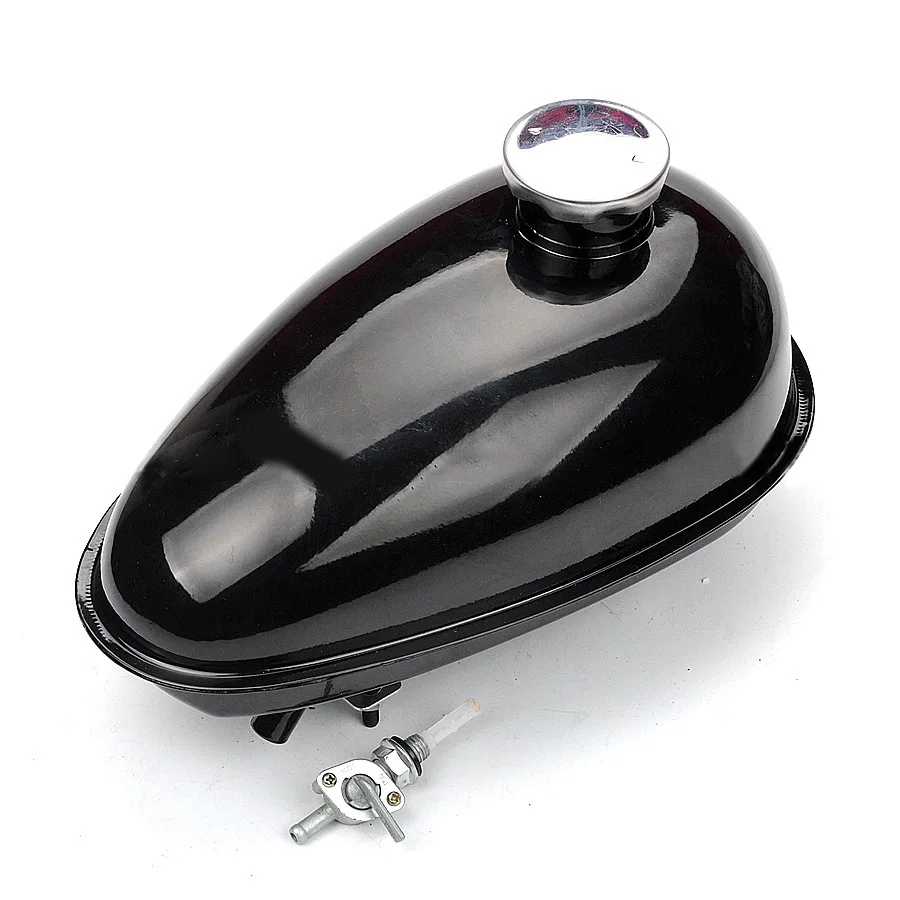 

Accessory Motorcycle gas tank For Motorized Bicycle Bike Fuel Petrol Replacement With Cap Switch New Practical