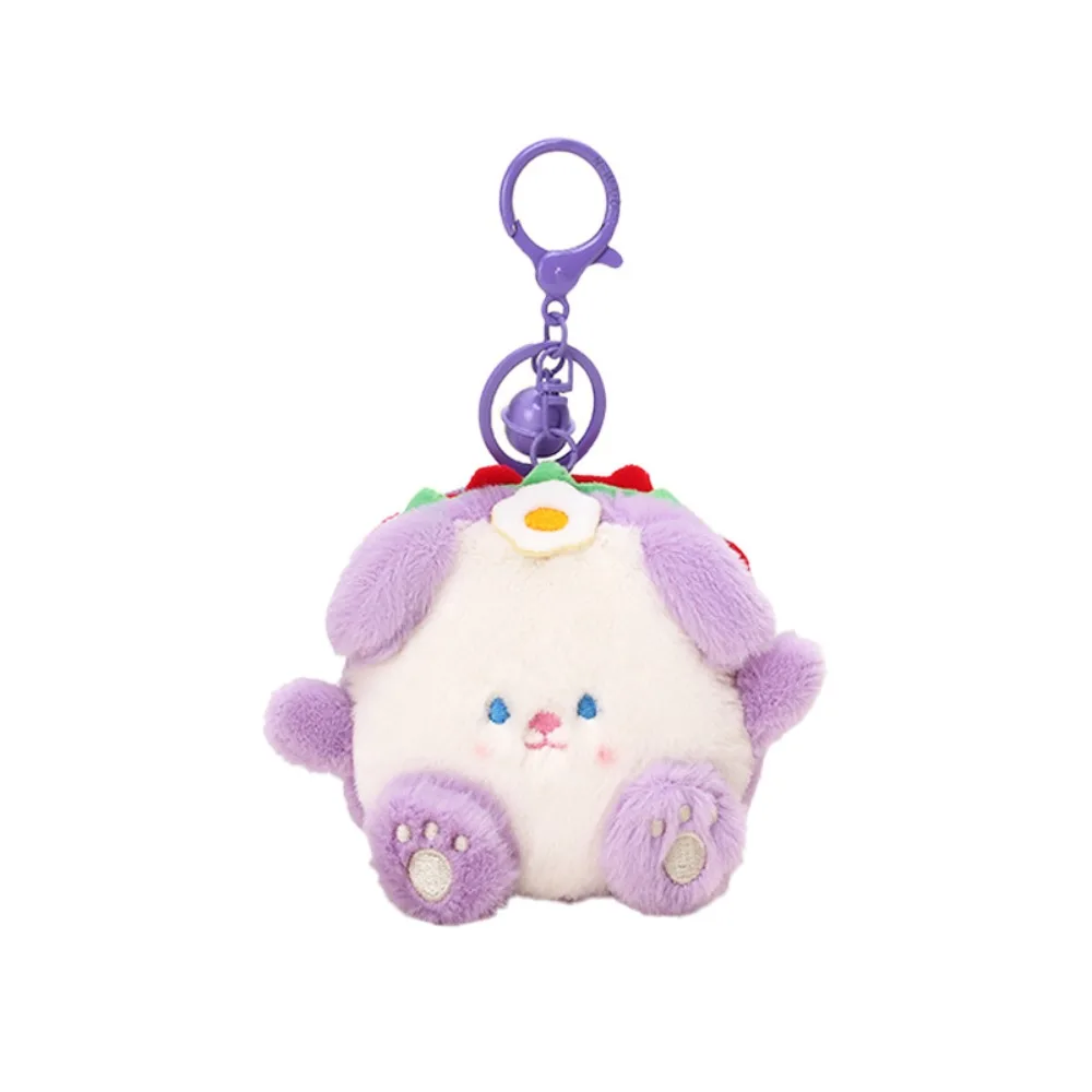 ​ Kawaii плюшевый брелок для куклы с кормом собак на молнии портативный сэндвич