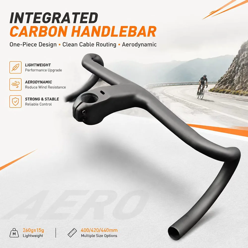 Фото Интегрированный карбоновый руль Aero RSL OCLV для шоссейного велосипеда Madone Gen 8 Checkmate SLR, эргономичный, -7 градусов °   Кабина пилота №3