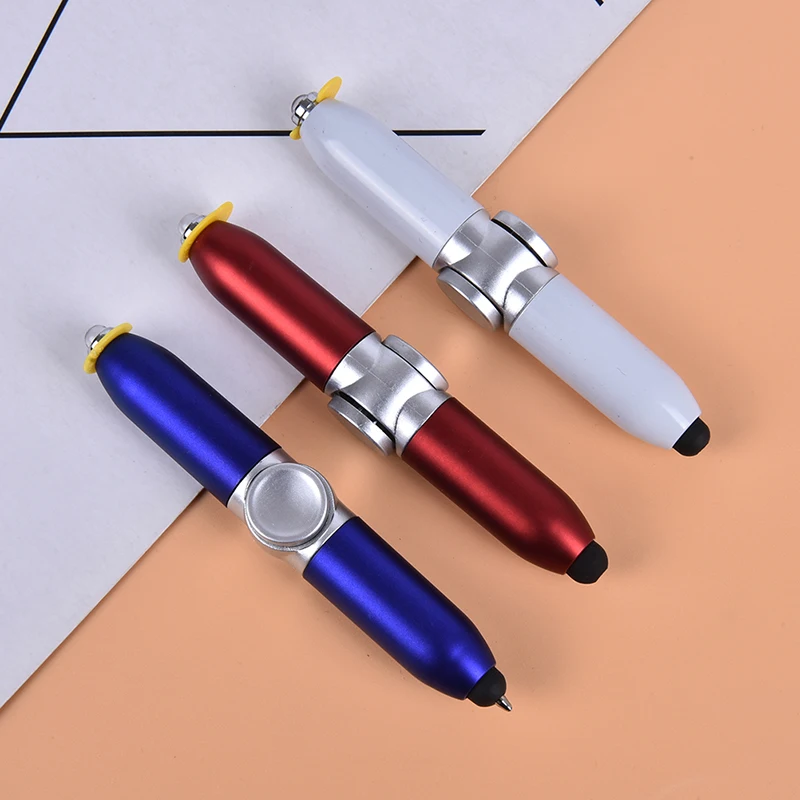 1pc Cute Retractable Badge Reel Ballpoint Pen Belt Clip Key Chain With Carabiner Ring Lanyard School Office Supplies | Канцтовары для
