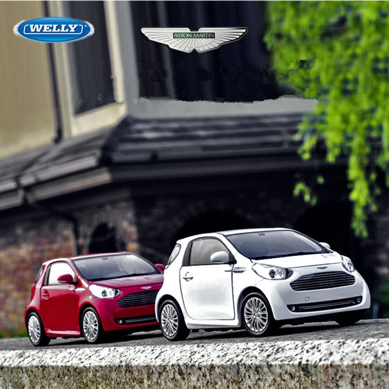 

Welly 1:24 Aston Martin Cygnet Alloy Classic Car Model Diecast Metal Vehicles Car Model Miniature Scale Simulation Toy Gift