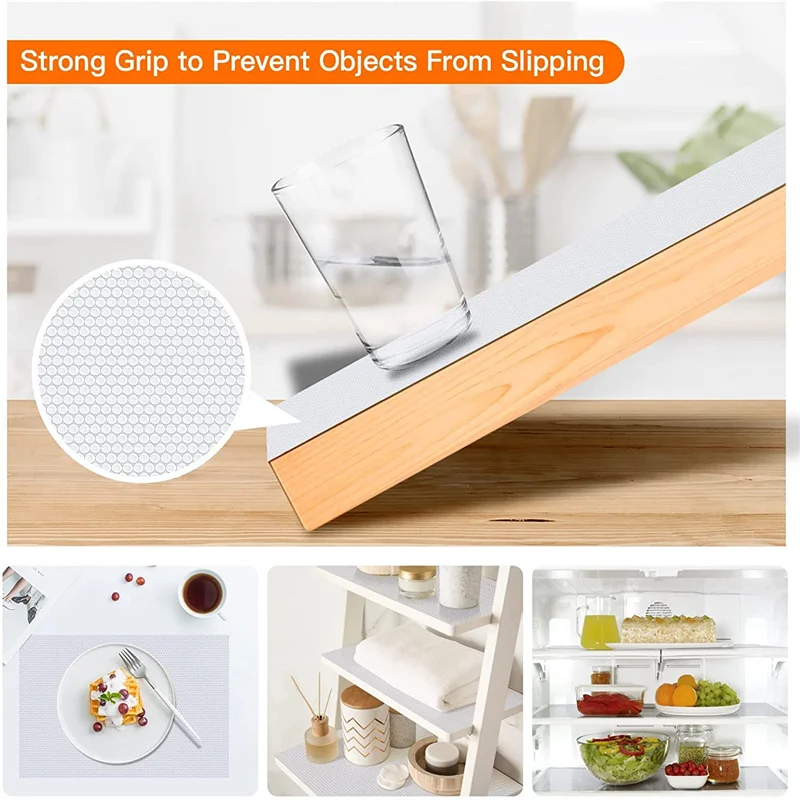 Reusable Shelf Cover Liners Cabinet Mat Drawer Mat Moisture-Proof Waterproof Dust Anti-Slip Fridge Kitchen Table Pad Paper images - 6