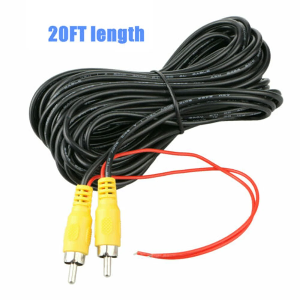 

Brand New 32ft RCA Cable Car Accessory Camera Detection Wire For Truck
