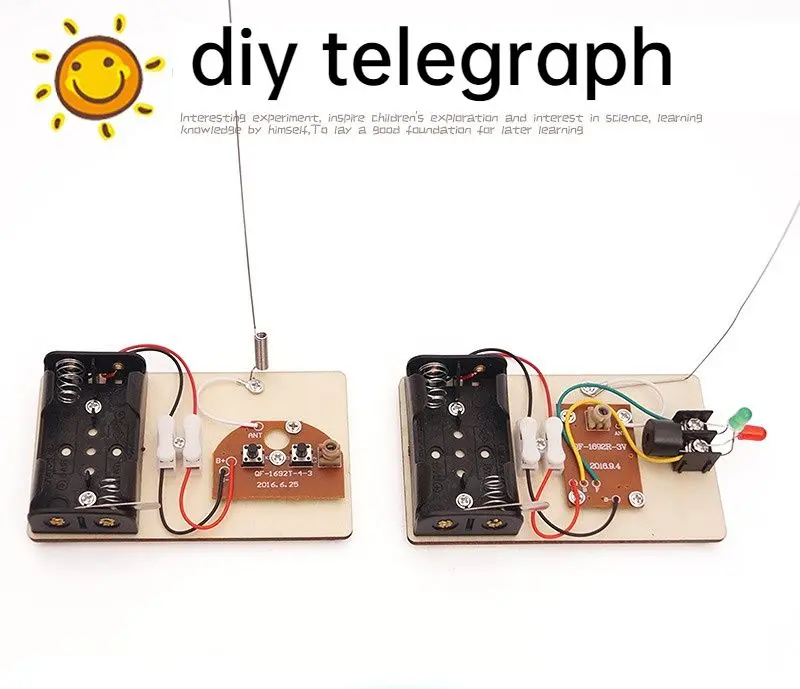 

Diy Telegraph Machine Invention Maker Science Experiment Equipment Stem Education Model Technology Small Production