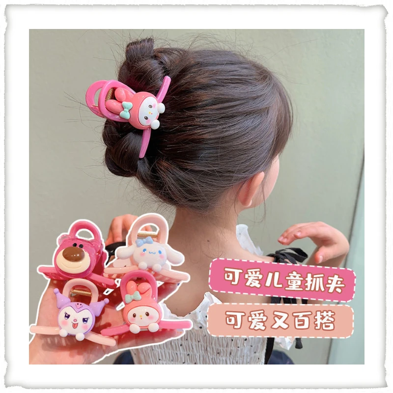 

Kawaii Sanrio Hello Kitty Cinnamoroll My Melody Cartoon Hair Claw Clips Hair Grab Clip Shark Clip Hair Accessories Girls Gifts