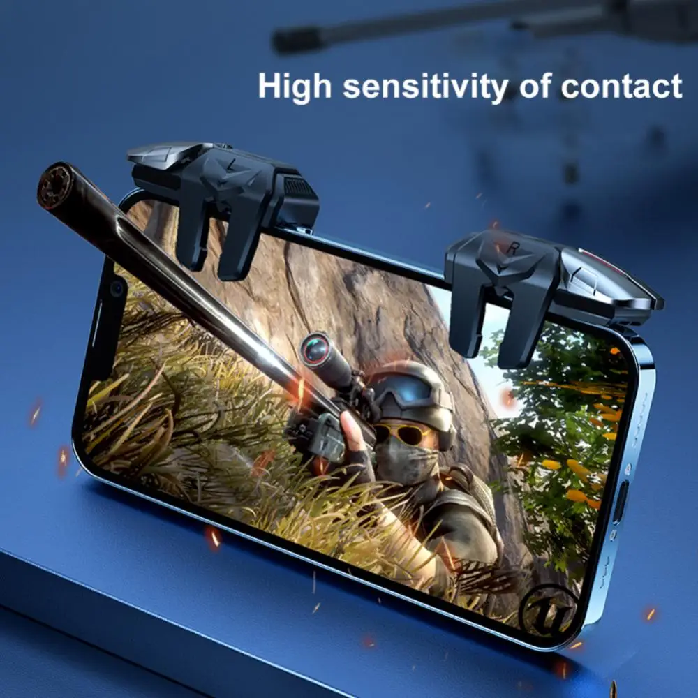 

For PUBG Phone Gaming Controller Alloy Gamepad Joystick Aim Shooting L1R1 Key Button Mobile Game Trigger Shooter Controller