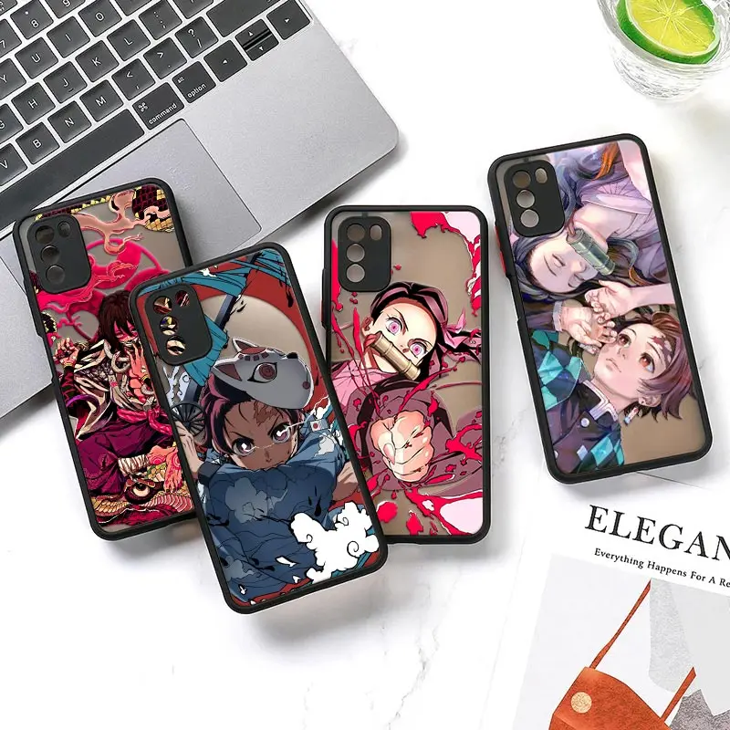 

Demon Slayer Tanjiro Kamado Mi 12T Pro Case For Xiaomi 12 11 Lite 5G NE 11T 10T 9 Cover Poco X3 X4 NFC F3 M3 M4 Pro Matte Cases