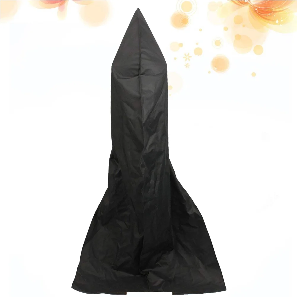 

1pc Cover Outdoor Garden Hanging Cover with Zipper (Black)