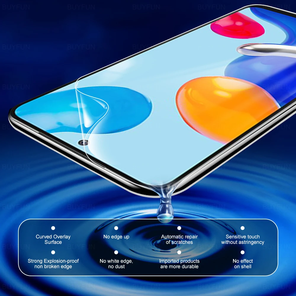 3IN1 Back Camera Hydrogel Film For Xiaomi Redmi Note 11 11s 11Pro 11 Pro S Note11 5G Protective Film Screen Protector 2201117TG