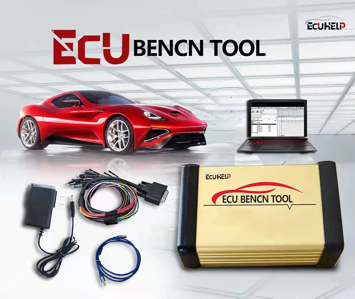 Устройство для чтения и записи ECUHELP ECU версии 2 0 с поддержкой Bosch MEDC17/MDG1/EDC16 VAG/VOLVO MED9