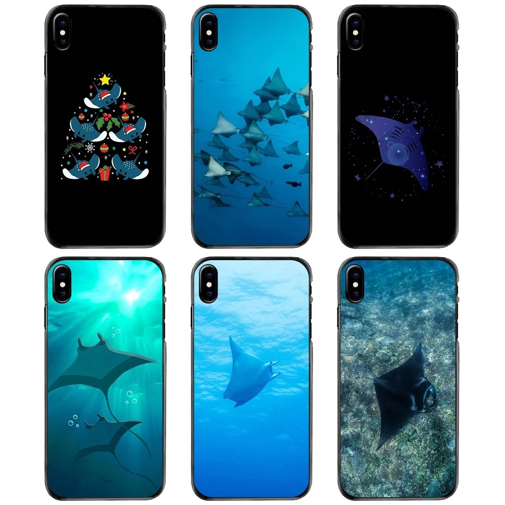 

Hard Phone Shell Case Animal manta ray For Apple iPhone 11 12 13 14 Pro MAX Mini 5 5S SE 6 6S 7 8 Plus 10 X XR XS