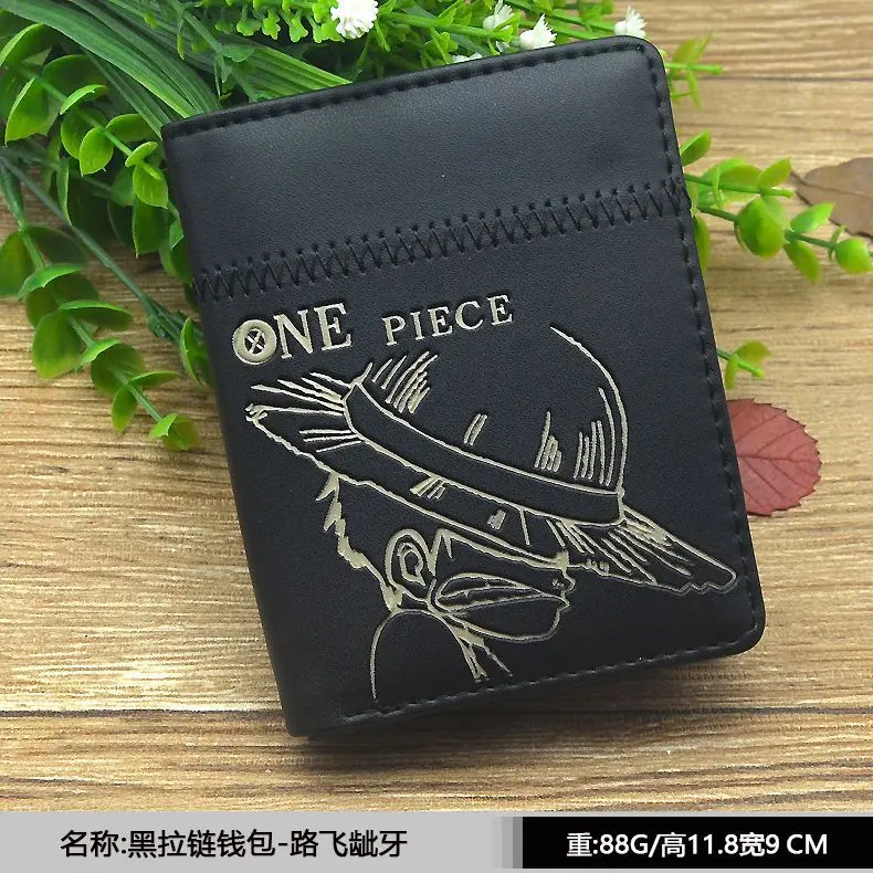 E-Mell Kumamon Attack on Titan Honor of Kings Fate Conan Madara Soul Land One Piece The King Avatar Black Butler PU Short Wallet