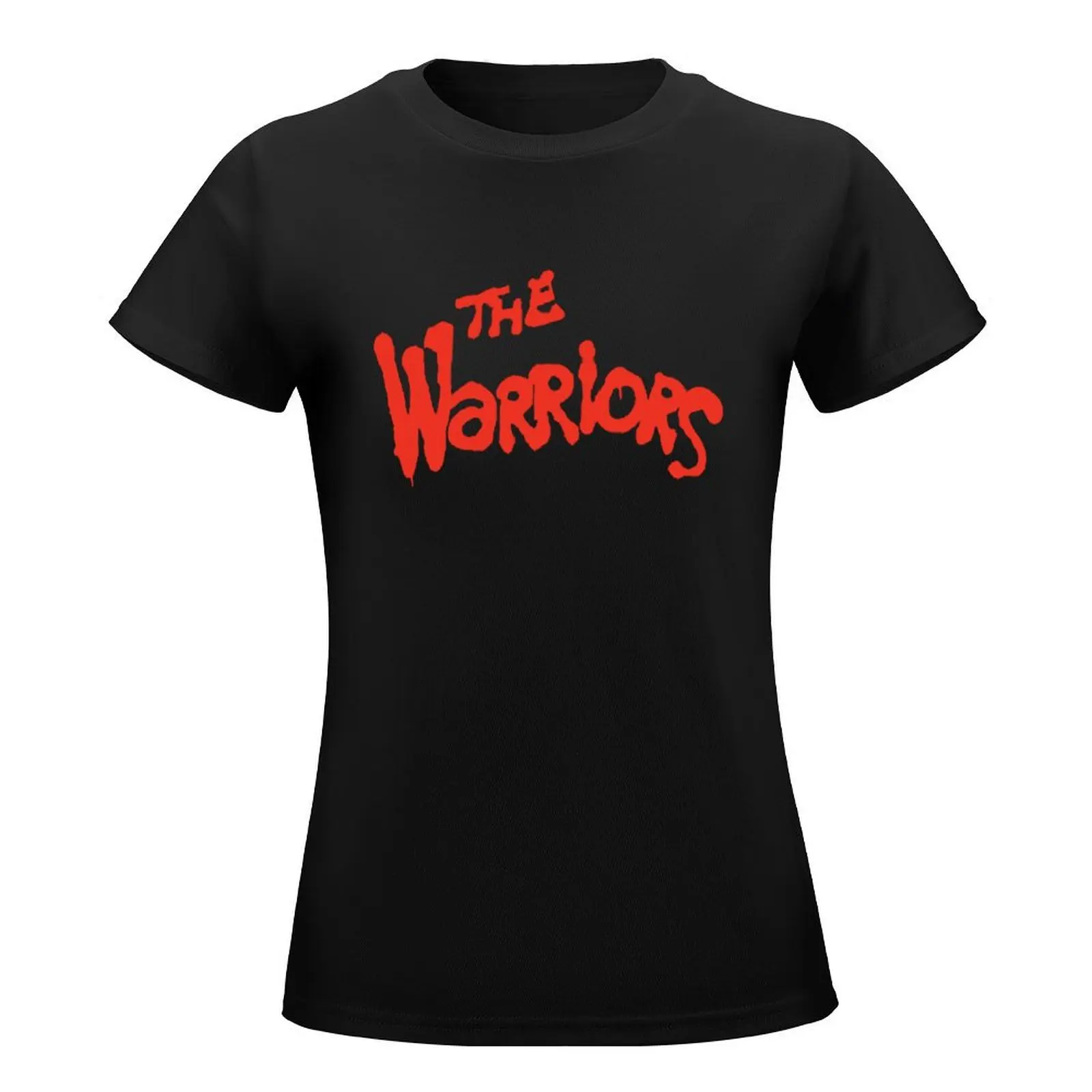 Женская футболка с коротким рукавом принтом Воины прийти играть