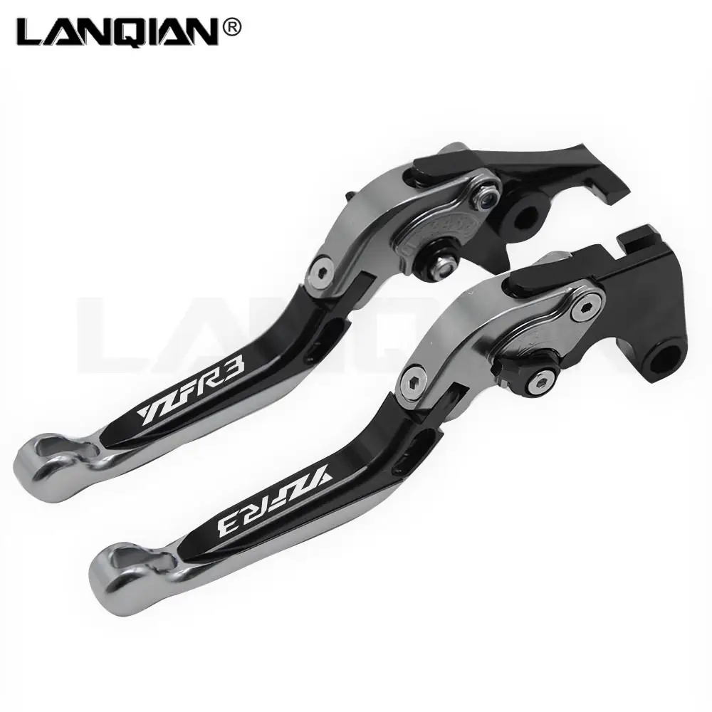 12 Colors For YAMAHA YZF R3 2015-2018 CNC Motorcycle Accessories Adjustable Folding Extendable Brake Clutch Lever YZF-R3 YZFR3 | Автомобили