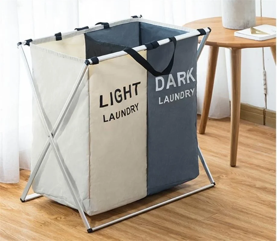 

Nordic Foldable Foldable Storage Box Portable Storage Basket Multi-grid Portable Laundry Baskets Home Oxford Cloth Organizer