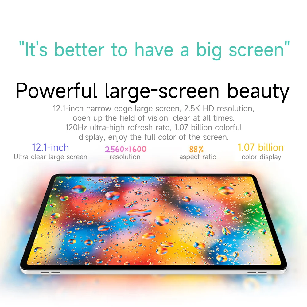 Планшет Honor Pad 9 2024 дюйма 12 1 K 2 5 Гц IPS экран процессор Snapdragon 6 система MagicOS 120