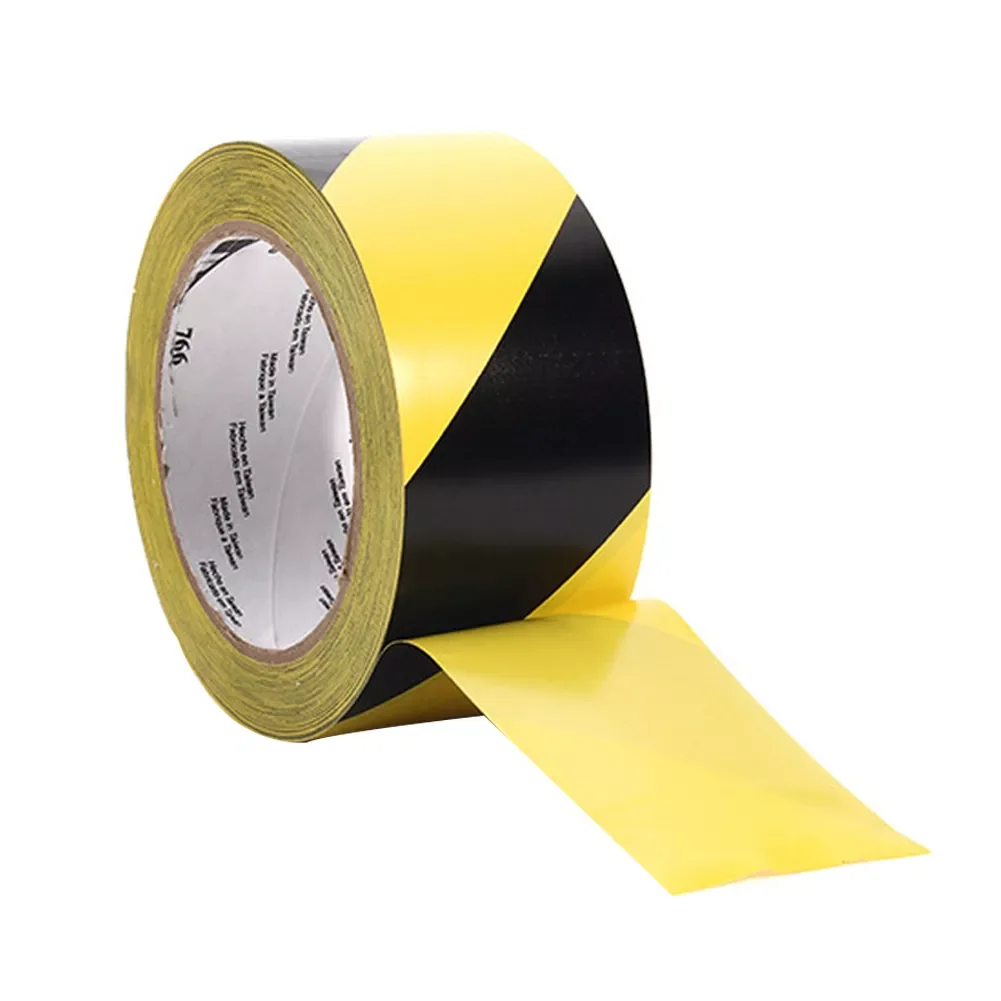 

33mx50mm Waterproof Self Adhesive Dangerous Areas Safety Stairs Warning Tape Marking Floors Social Distancing Anti-Slipping PVC