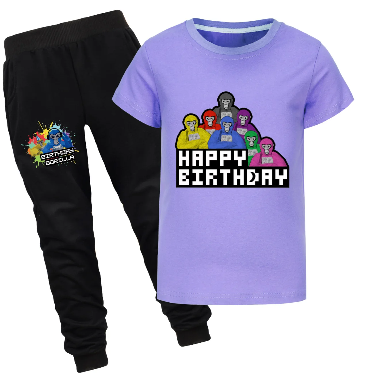 Рубашка Game Gorilla Tag детская летняя одежда 2024 года футболка с короткими рукавами и