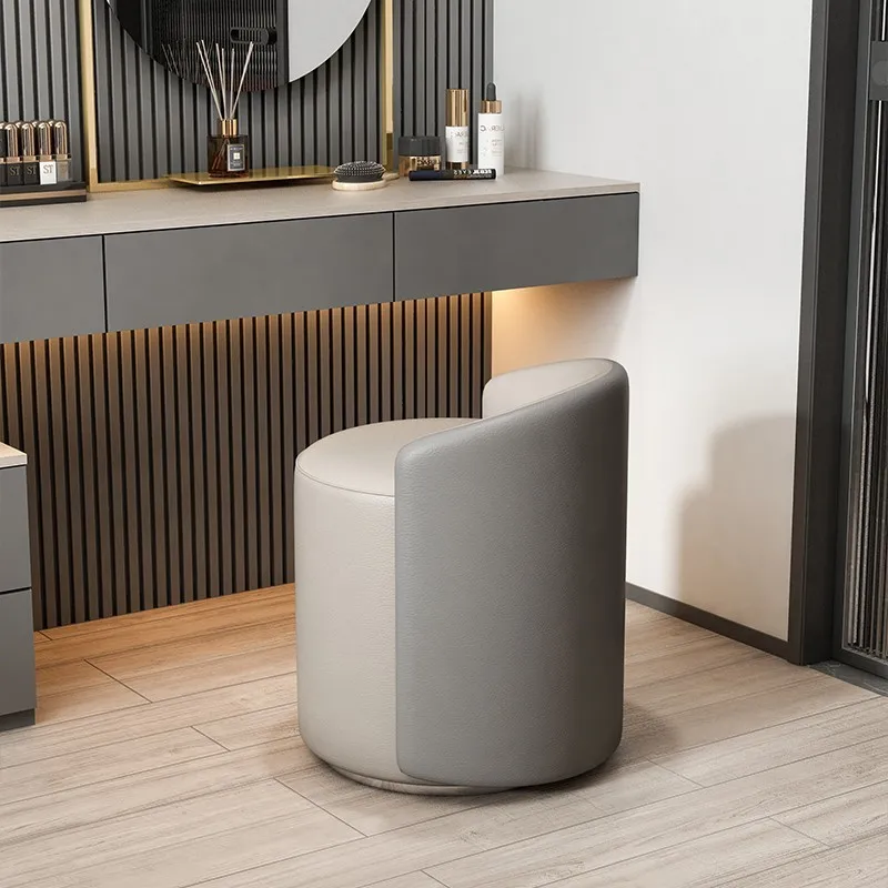 

Nordic Portable Makeup Stool Products Outdoor Living Room Girls Modern Vanity Stool Designer Bedroom Round Tabouret Furniture