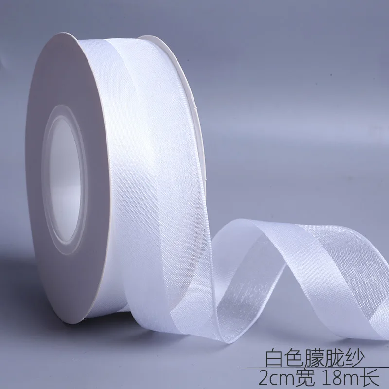 Новая Дымчатая пряжа с лентой ручной работы фотоматериал 2 5 см x 18 м лента цветами