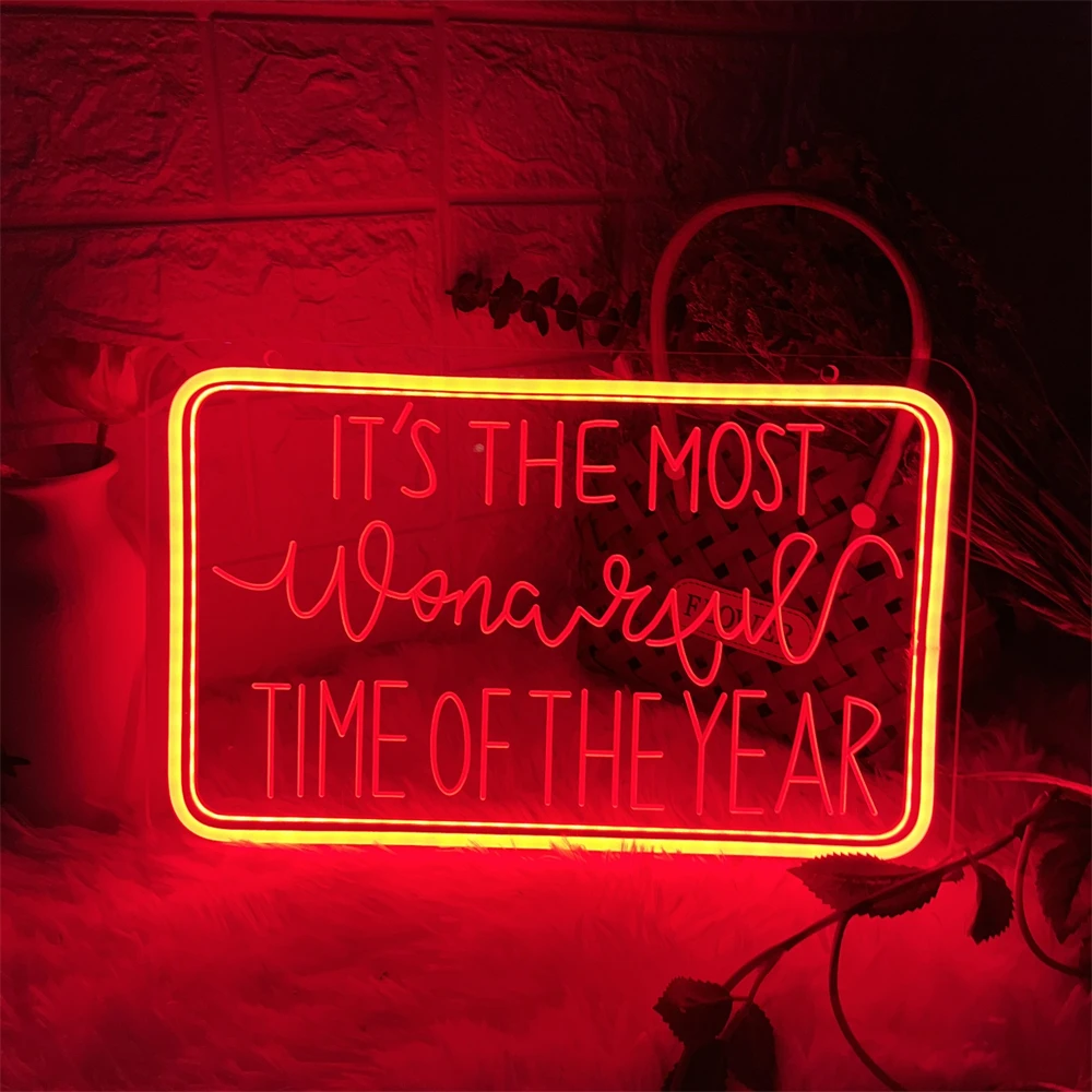 

LED Neon Sign Christmas Decoration Halloween Light Neon Lights For House Home Birthday Party New Year Holiday Room Wall Decor