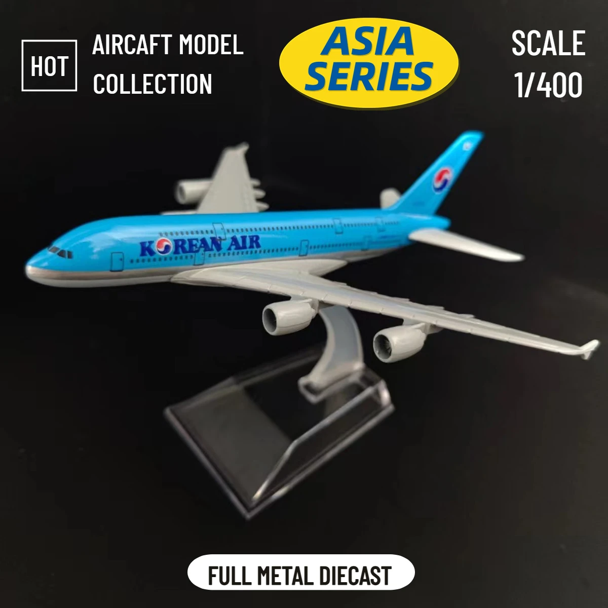 

Scale 1:400 Metal Replica Aircraft 15cm Korea Busan Jeju Asia Airline Airbus Boeing Diecast Model Aviation Miniature for Boys
