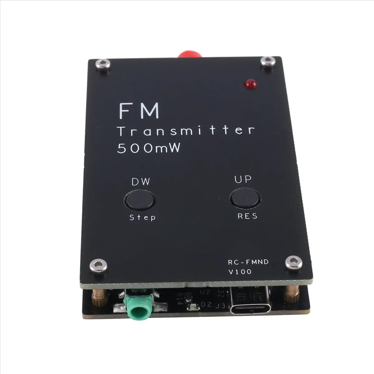 Фото FM-трансмиттер (A12R) 0.5W, стерео FM-передатчик 88-108 МГц для студенческого радио, приемник для радиовещательной станции с DSP №1
