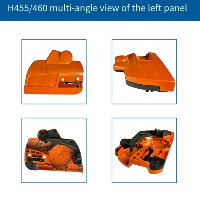 HLZS-для Husqvarna 460 455 покрытие чипа муфта цепной пилы Cover направляющая крышка левая