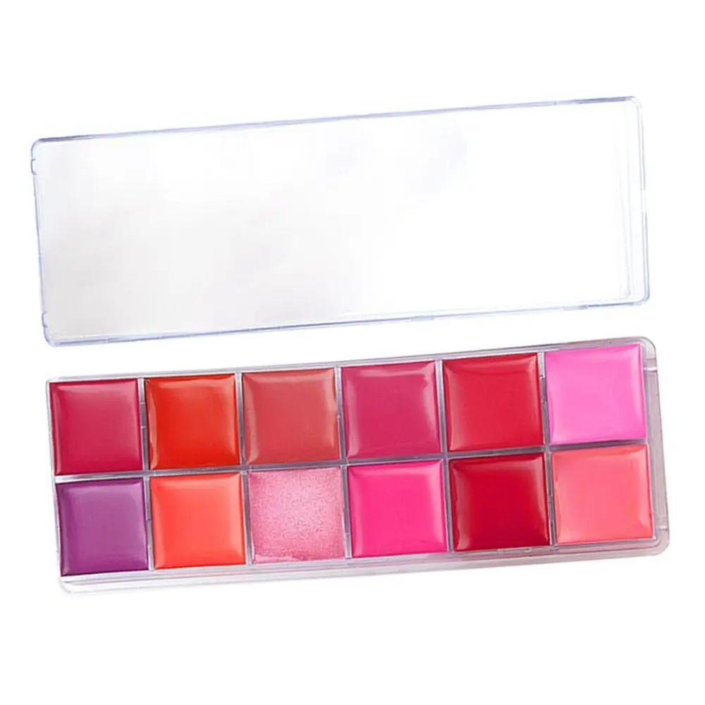 

Makeup Tool Korean Cosmetics Women Female Lip Glaze Lip Gloss Palette Velvet Matte Lipgloss Lip Tint Lipstick