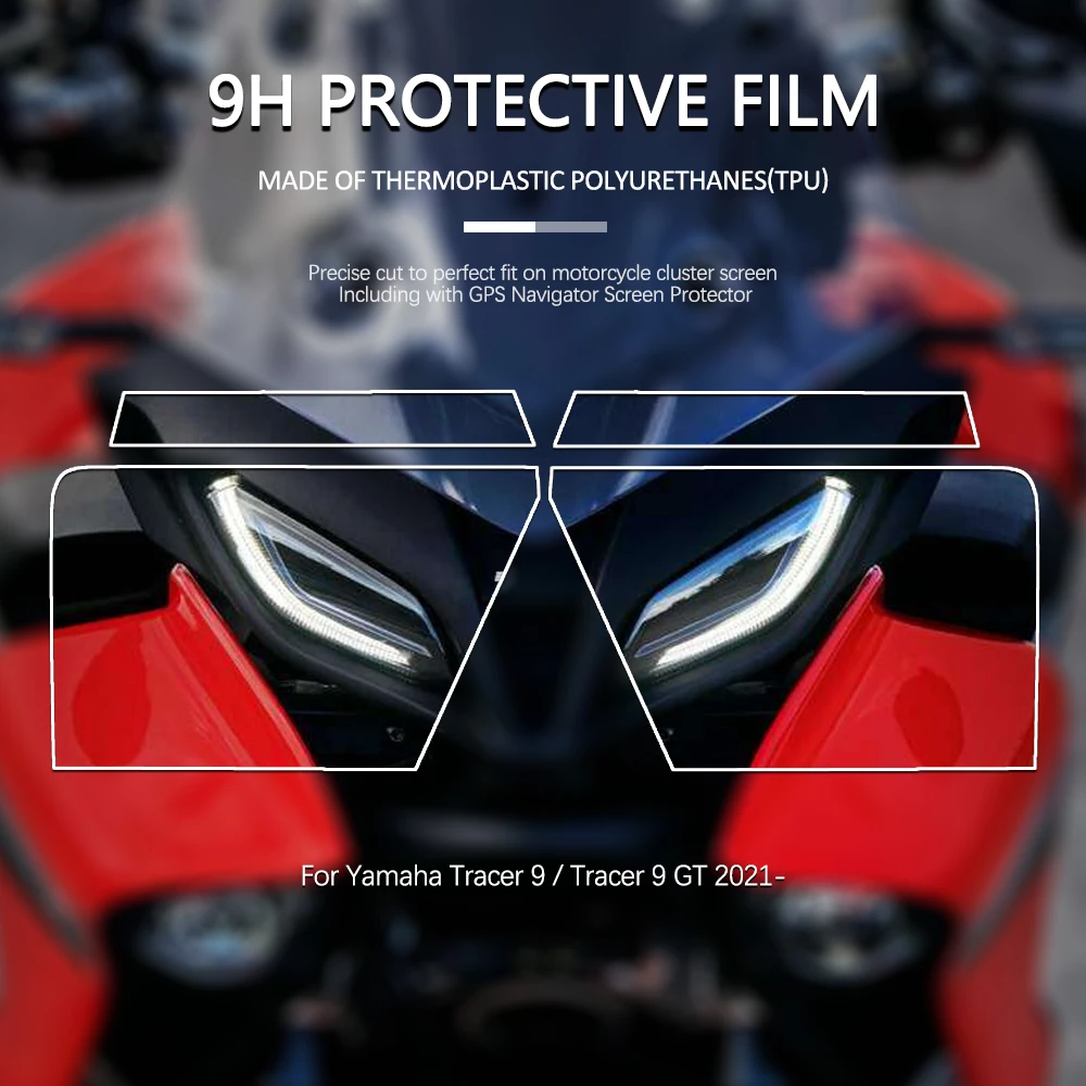

For Yamaha Tracer 9 900 TRACER 9 GT 2021- Motorcycle Scratch Cluster Screen Dashboard Protection Instrument Film