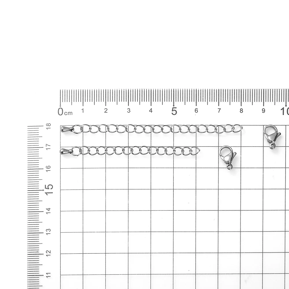 Застежки-карабины из нержавеющей стали для изготовления ювелирных изделий
