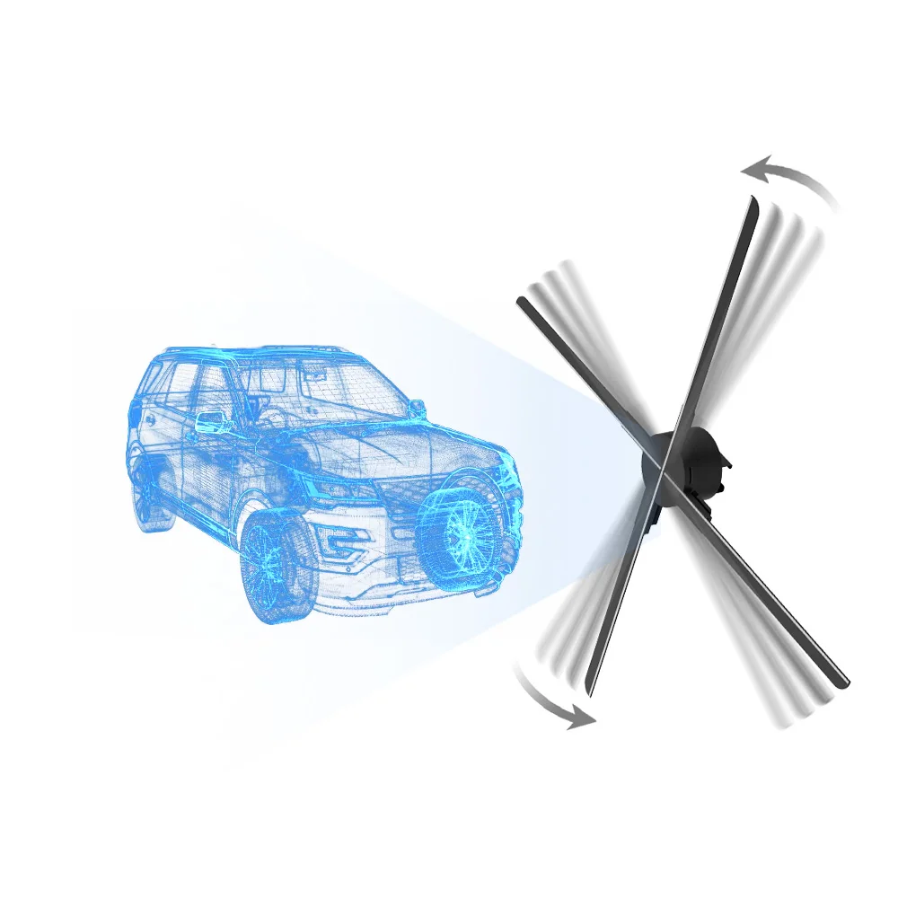 

Dsee-65X2 free shipping hologram projector 3d display led fan holographic projection wifi