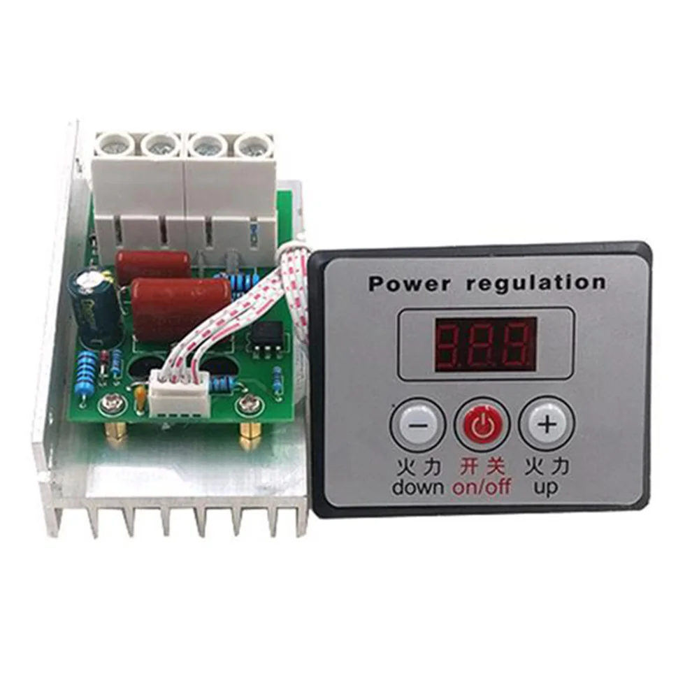 

10000W Motor Speed Controller High Power AC 220V SCR Voltage Regulator Dimmer Switch Speed Controller,with Switch