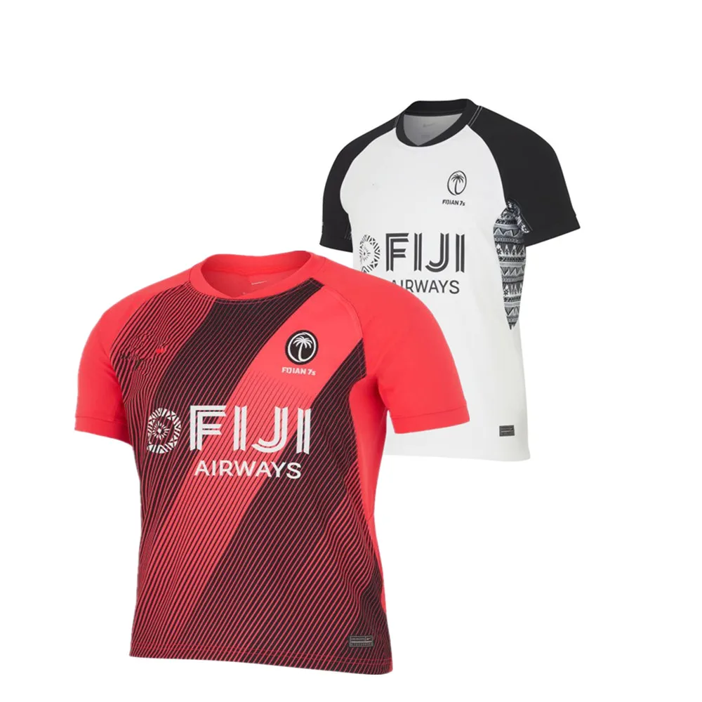 

2024 Фиджийское Джерси для регби 7s Home/ Away-мужской размер: S-5XL (печать имени под заказ), высокое качество