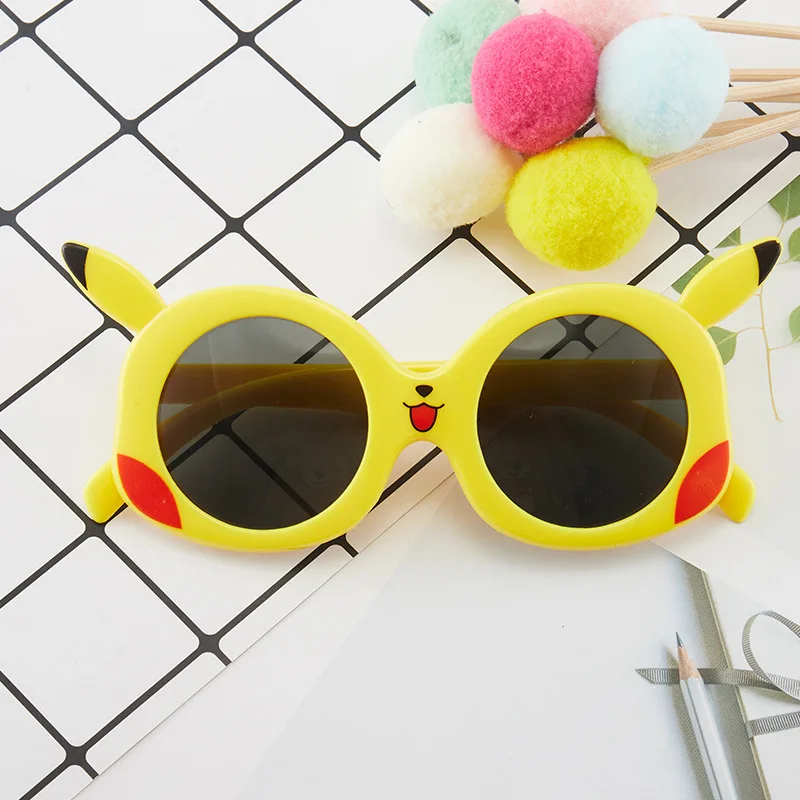 Модные солнцезащитные очки Pikachu подарки с покемоном детские для мальчиков и
