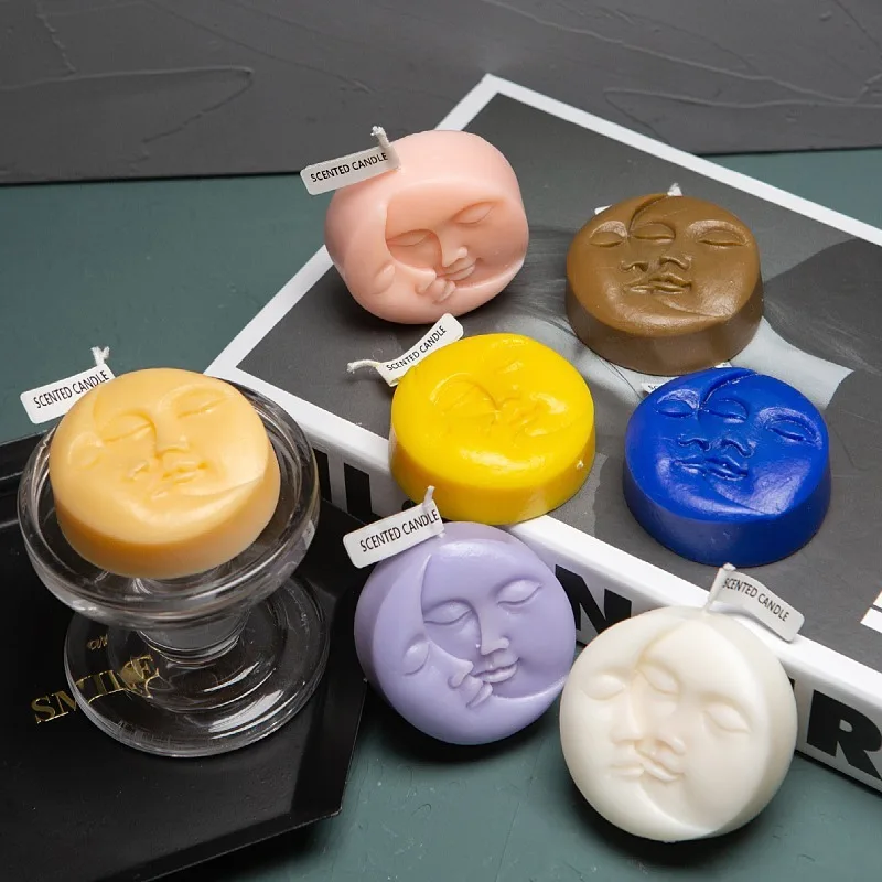 Силиконовая форма в виде свечи простой стиль сделай сам мыло ручной работы гипс