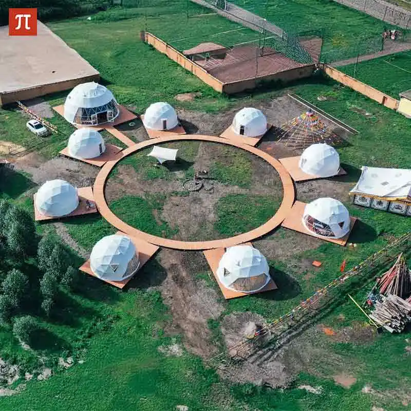 Прозрачный сферический стеклянный дом JINLI OUTDOOR