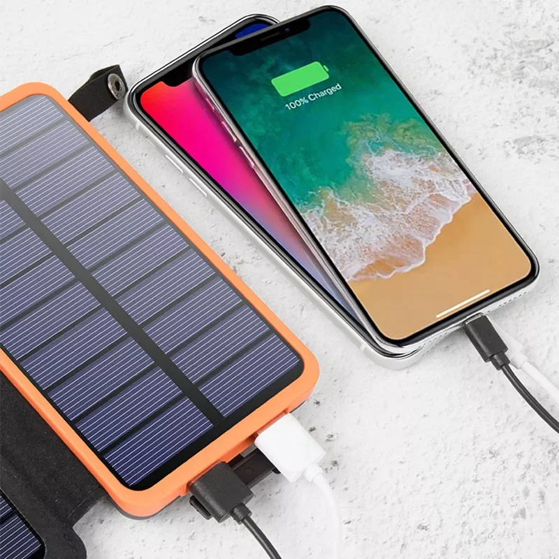 

Solar Power Bank 50000mAh Waterproof Solar Powerbank Portable Charger Outdoor External Battery Fast Charging for Xiaomi iPhone