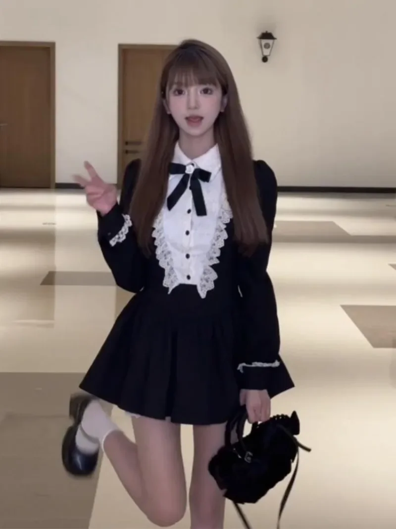 Винтажные женские рукава черного цвета с застежкой лоскутное платье элегантный