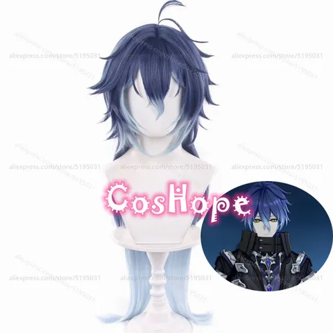 Синтетический парик Kyryll Chudomirovich Flins синий 85 см