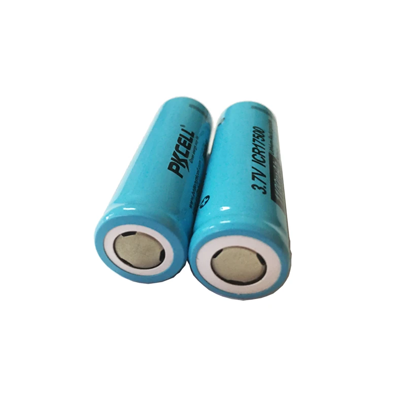 

2PCS PKCELL ICR 17500 Battery 1100mAh 3.7V Li-ion Rechargeable Battery Lithium Batteries Bateria Baterias