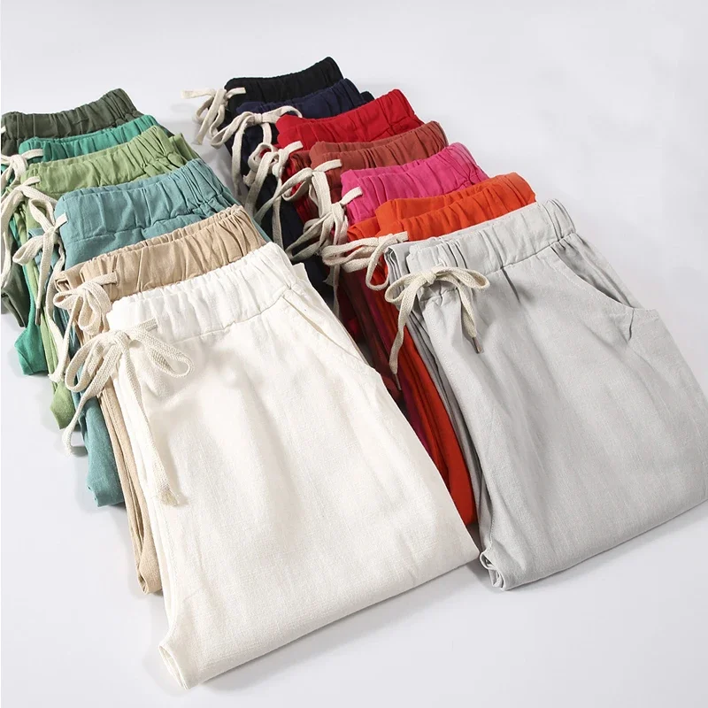 

Plain Drawstring Trousers