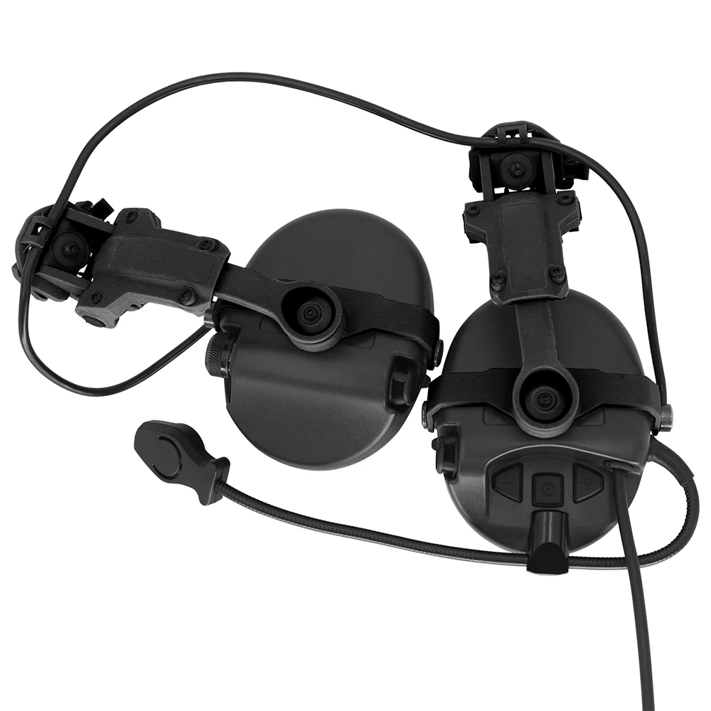 Silicone Earmuffs ARC Rail Holder Airsoft Headphone Holder SORDIN Noise Cancelling Hearing Protection Headphones