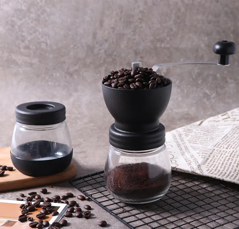 

Ручная кофемолка с керамическим механизмом и регулируемой толщиной, ручная кофемолка, ручная шлифовальная машина