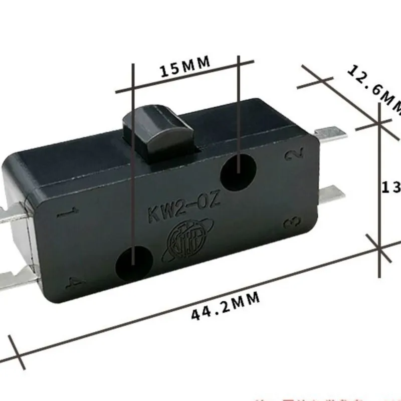 KW2-0Z NC+NO SPDT 4-контактный разъем микропереключатель AC250V 6A 5 шт.