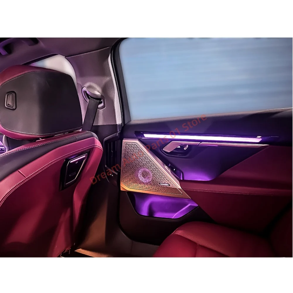 Фото Для BMW 5 серии G60/G68 кристаллическая атмосферная лампа автомобильное внутреннее освещение обновление экрана управления аксессуары для модификации автомобиля №5