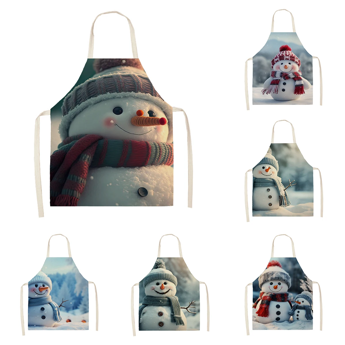 Кухонный Фартук для женщин льняной водонепроницаемый фартук мужчин и детей