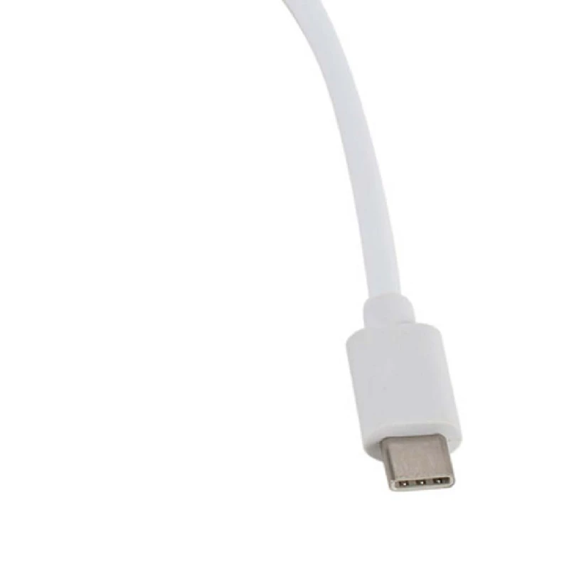 TYPEC To USB2.0 100Gbe Network Card Hub Lan Rj45 Ethernet Adapter 3 Port USB 2.0 Replacement Spare Parts Accessories