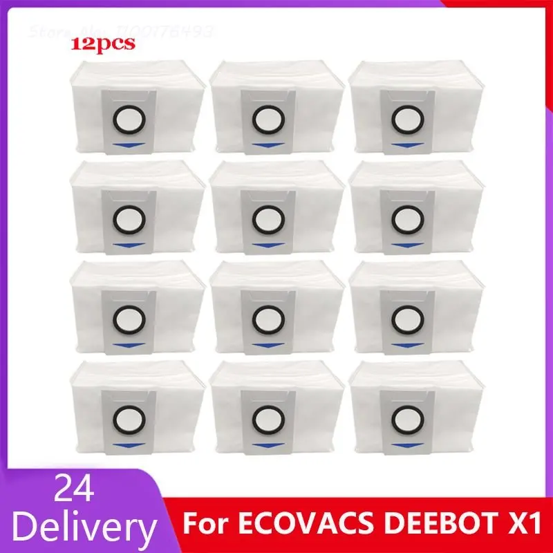 

Disposable Dust Bag Replacement for ECOVACS DEEBOT X1 OMNI TURBO Vacuum Cleaner High Capacity Leakproof Dust Bin Accessories
