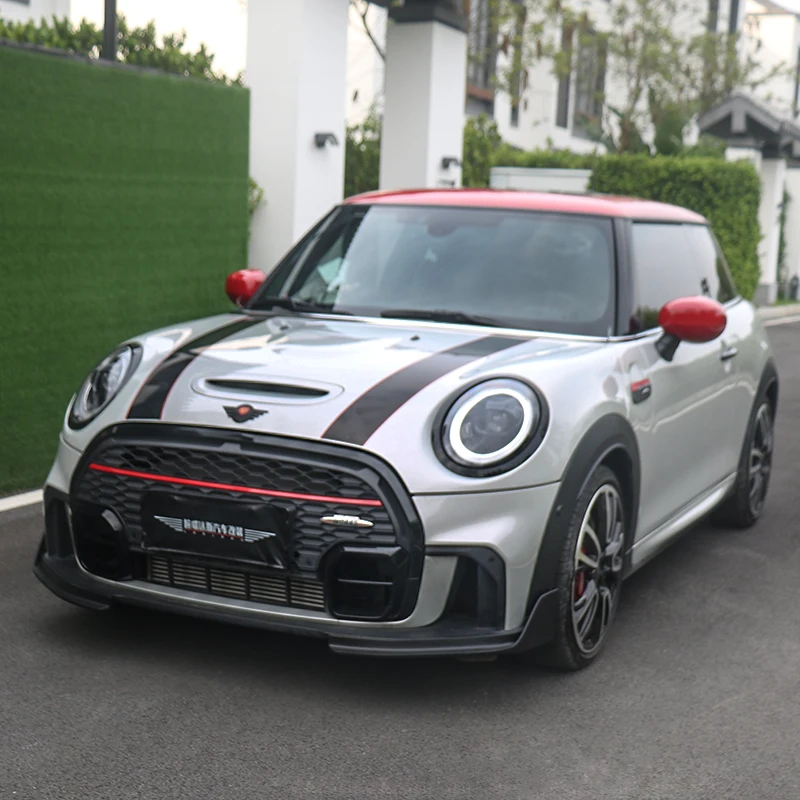 Для MINI COOPER S JCW LCI 2 2021-2023 передний разделитель губ удлинитель бампера спойлер на